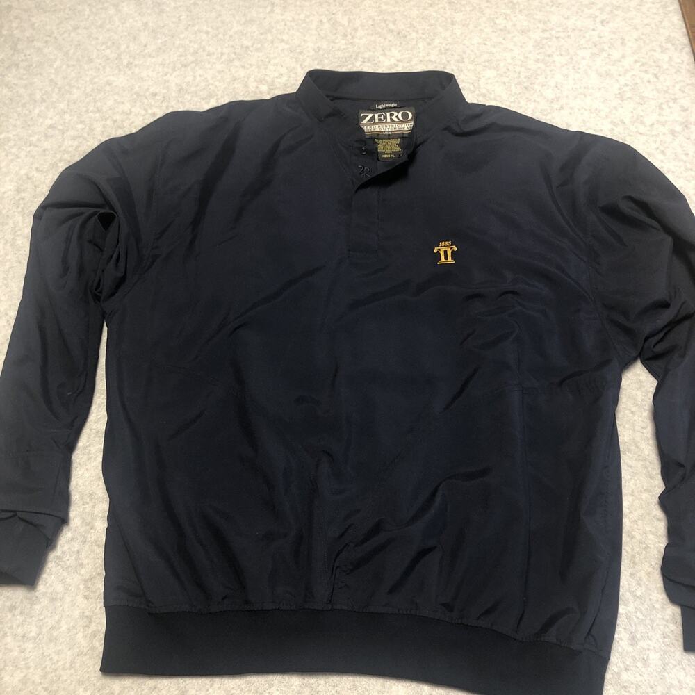 Zero Restriction Golf Windbreaker Men's Size XL 1/4 Snap Button Long Sleeve